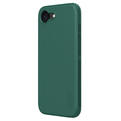 Усиленный чехол зеленого цвета (Dark Green) от Nillkin для iPhone 16e, серия Super Frosted Shield Pro