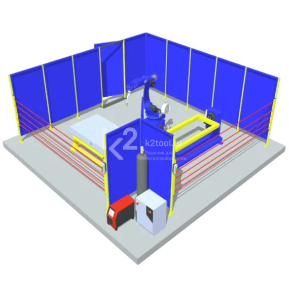 Роботизированный сварочный комплекс CRP-SWC-14(20)-WT-WB1K