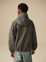 Куртка джинсовая с капюшоном для мальчика Next Q61-567, Черный