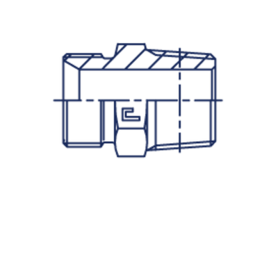 Штуцер FC BSP 1.1/4 - NPT 1.1/4