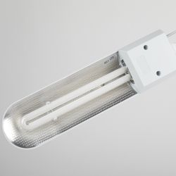 Настольный светильник ЭРА NL-201-G23-11W-W с лампой PL на струбцине белый | Настольные светильники под лампу