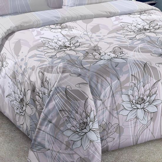 Полуторный комплект постельного белья Эдем сатин