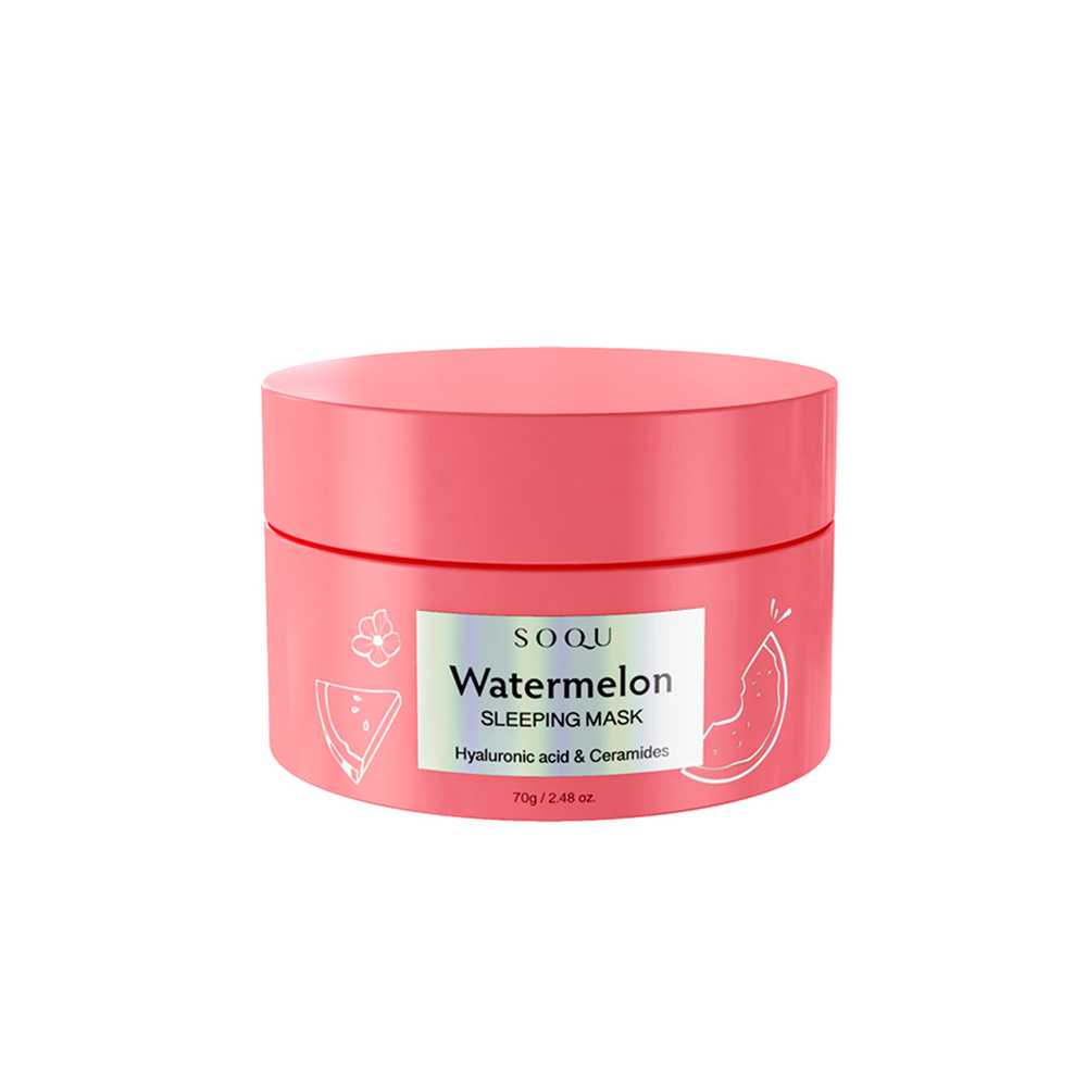 Маска для лица Soqu Watermelon ночная увлажняющая с экстрактом арбуза Sleeping Mask 70 г