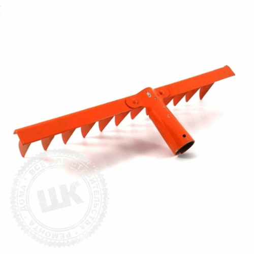 Грабли витые 16 зуб  2,5 мм клепанные порошковые