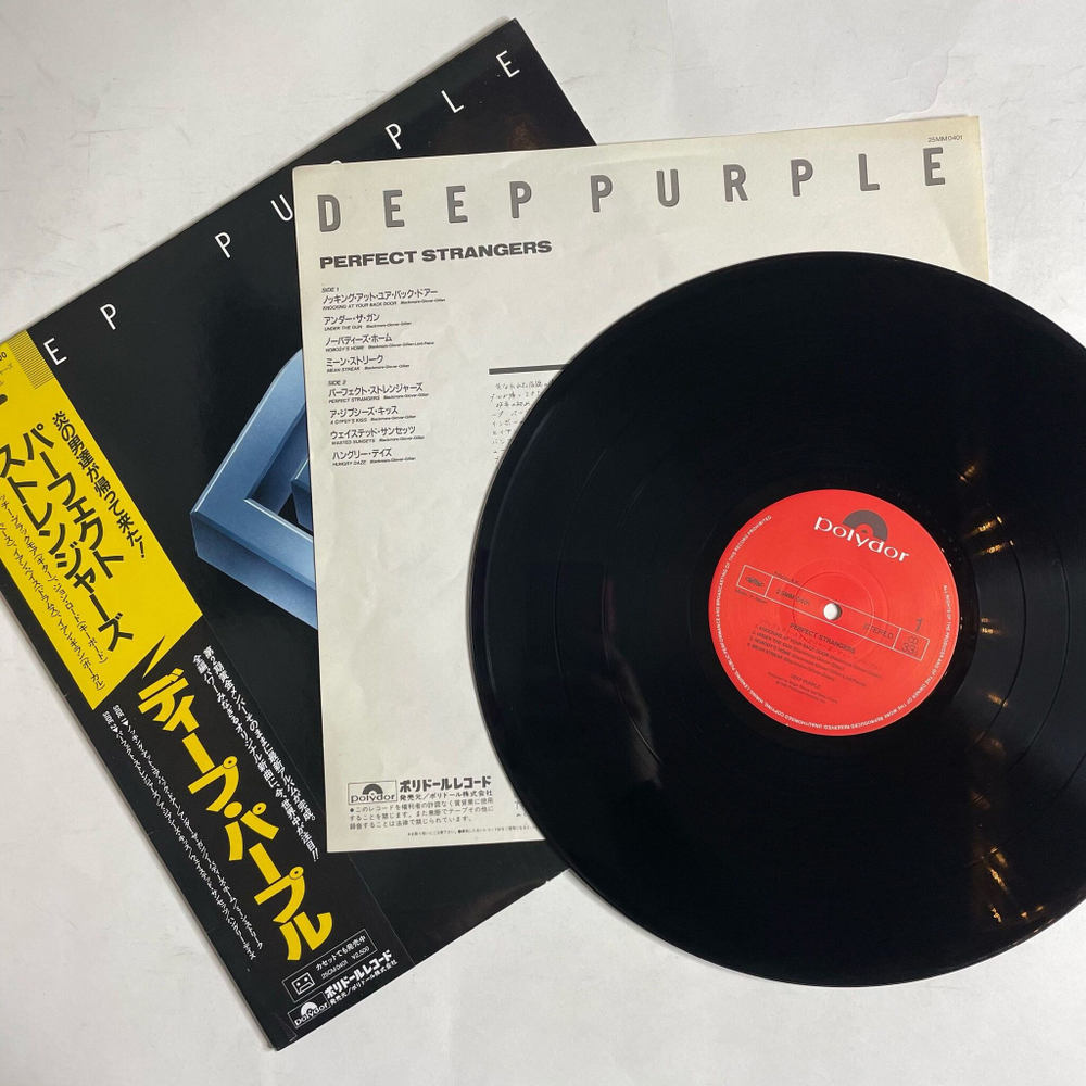 Винтажная виниловая пластинка LP Deep Purple Perfect Strangers (Japan 1984) (Obi) Mean Streak