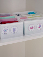 Наклейки в садик 21×15 для девочек 27 шт