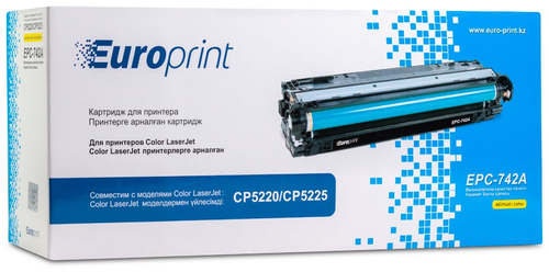 Картриджи Europrint EPC-CE742A желтый (yellow)