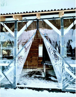 Мягкое окно Питер Маркет, 300x220 см, 700 мкм, с 2-мя молниями, звукоизоляция, темно-коричневое