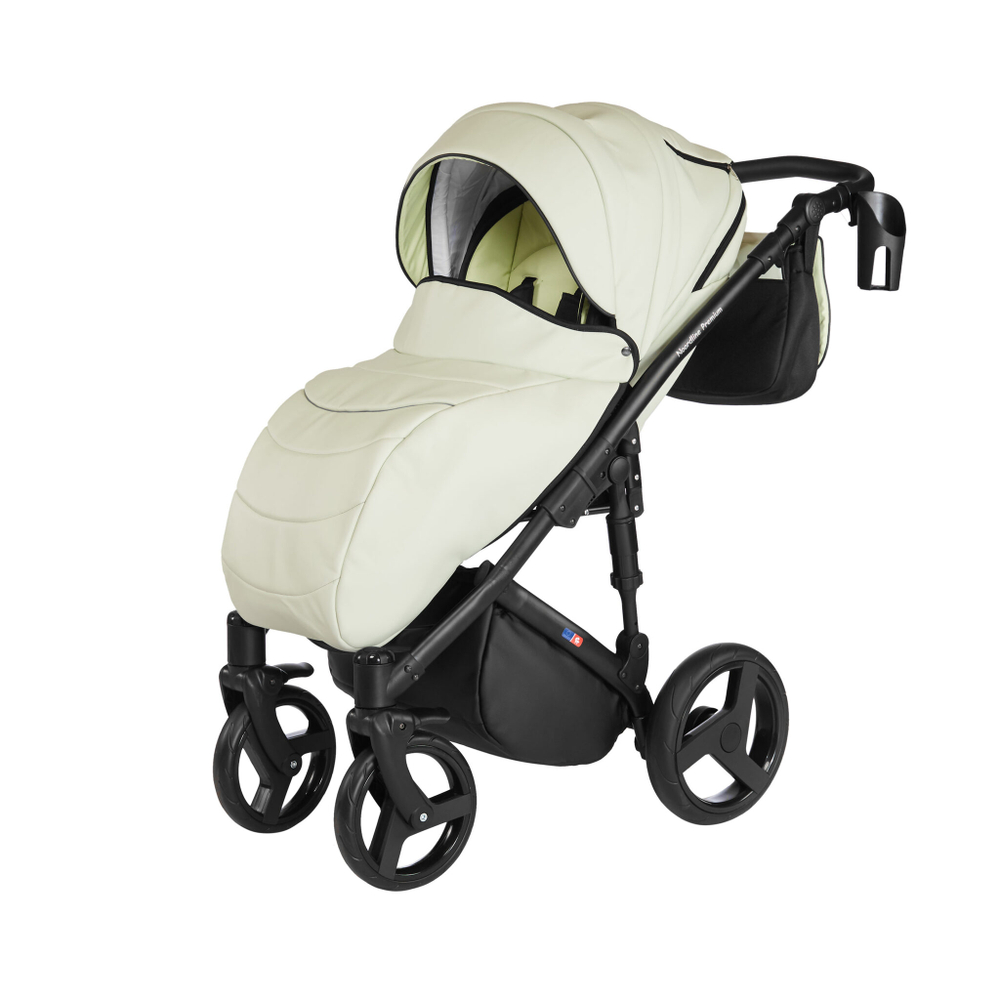 Детская коляска Noordline Оlivia Premium Sport  2 в 1 КОЖА (Белый)