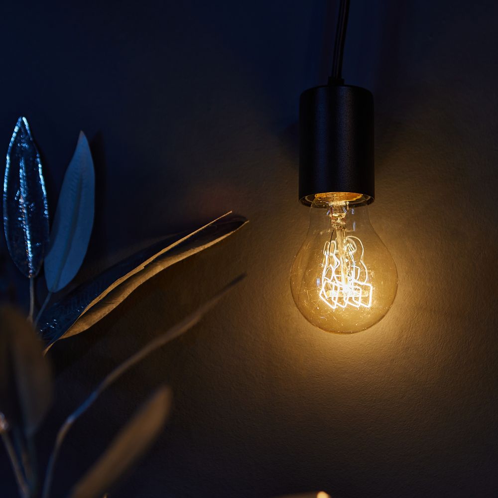 IL-V-A60-60-GOLDEN-E27 SW01 Лампа накаливания Vintage. Форма A. Форма нити SW. Картон. ТМ Uniel