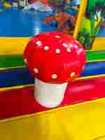 Коммерческий надувной батут «Зверята на радуге», без горки, 7*5*2,8 м