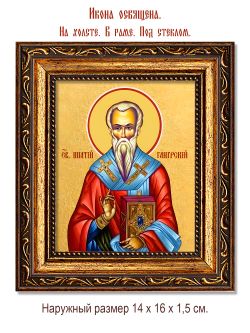 Ипатий епископ Гангрский чудотворец. Икона на холсте.