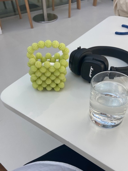 BYSASHAZEMLYA mini bag in green