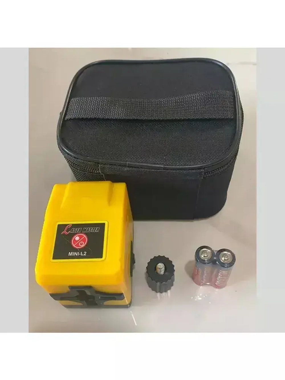 Лазерный уровень / нивелир 2 линии, зеленый луч Jane L2D (кейс и батарейки в комплекте)