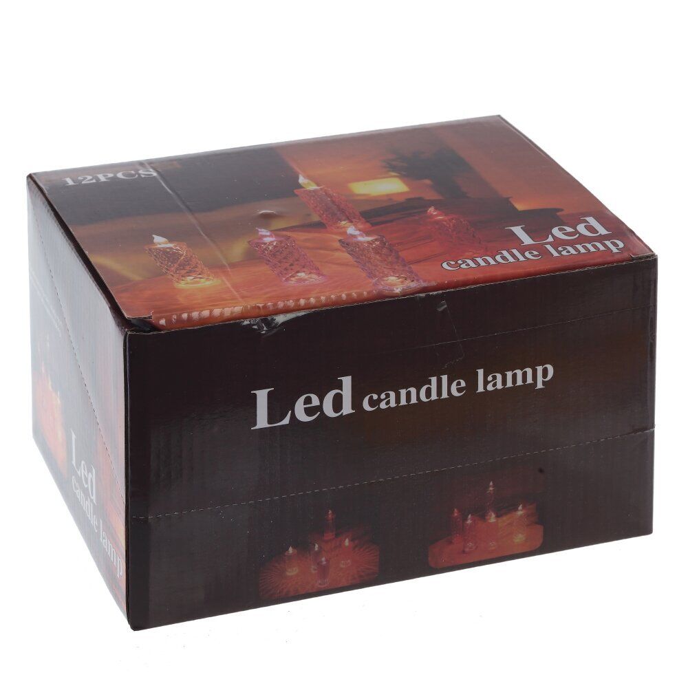 GAEM Изделие декоративное "Свеча" (подсветка, 3xLR54) (блок 12шт), D 5 см, L5 W5 H12,5 см