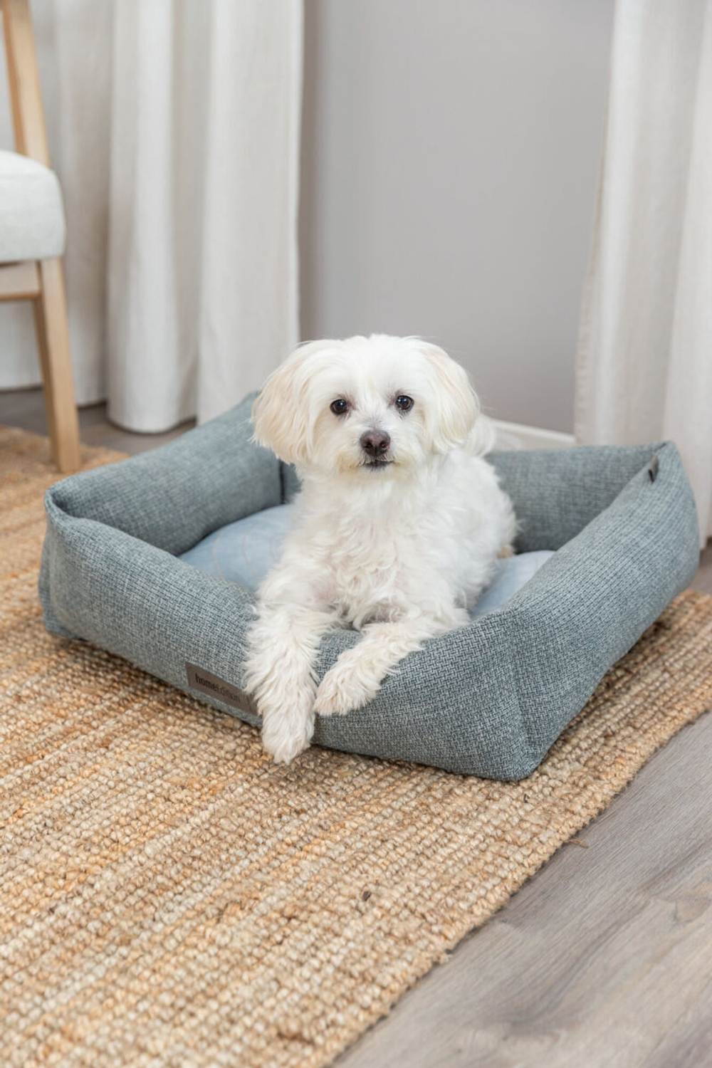 Лежак Viviana, прямоугольный с бортиком, 80 х 60 см, сине-серый, Trixie