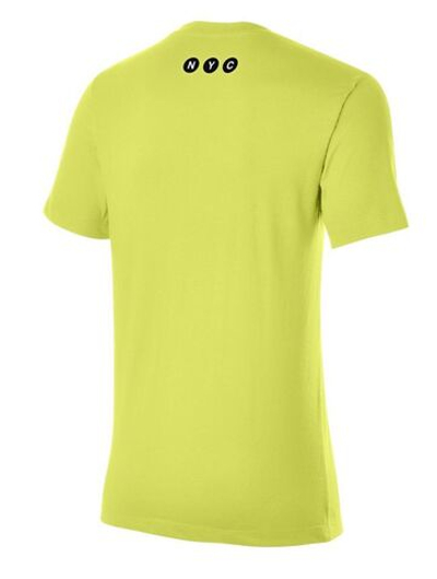 Мужская теннисная футболка Wilson New York City Tennis Tech Tee M - neon yellow