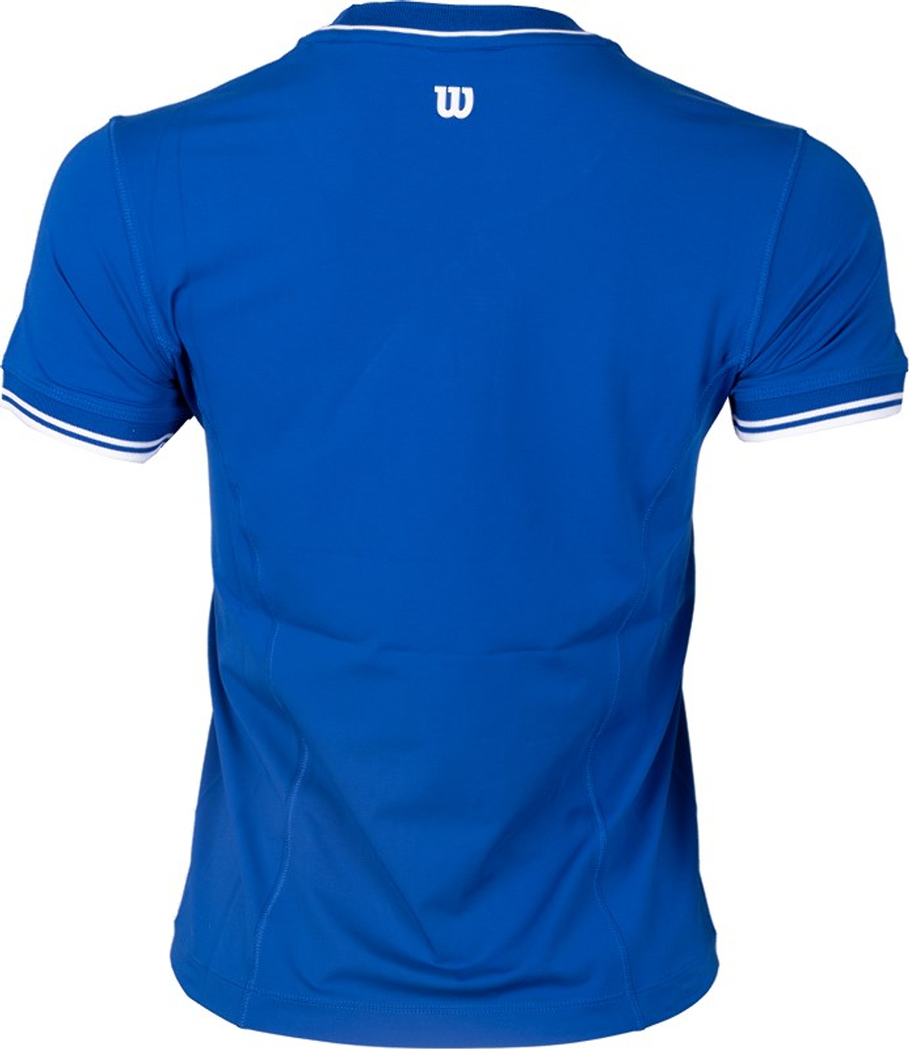 Женская теннисная футболка Wilson Team Seamless - royal blue