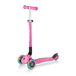 Самокат Globber Primo Foldable Fantasy Lights розовый