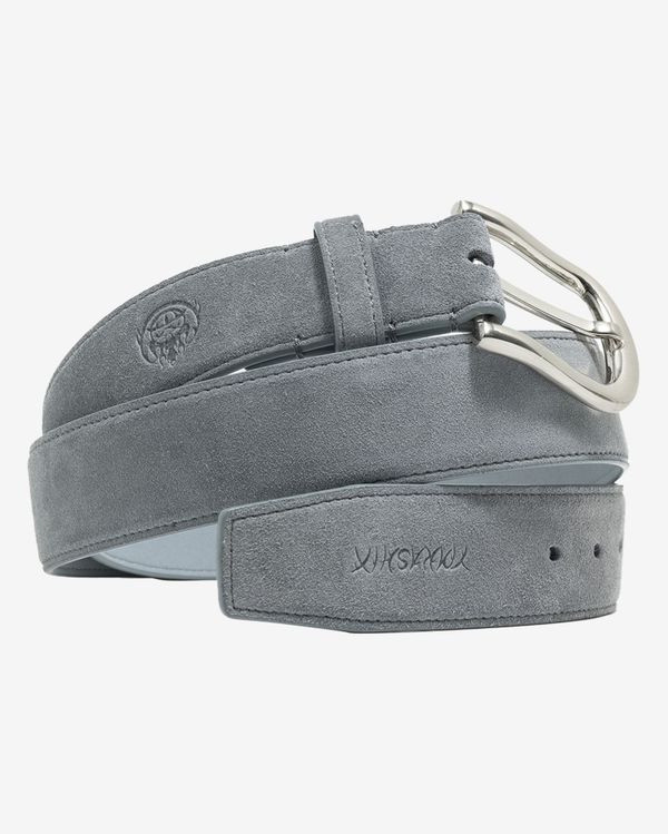 Ремень Suede серый - фото 1