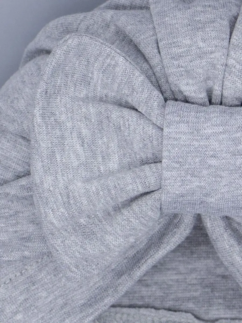 Чалма осенняя детская с бантиком