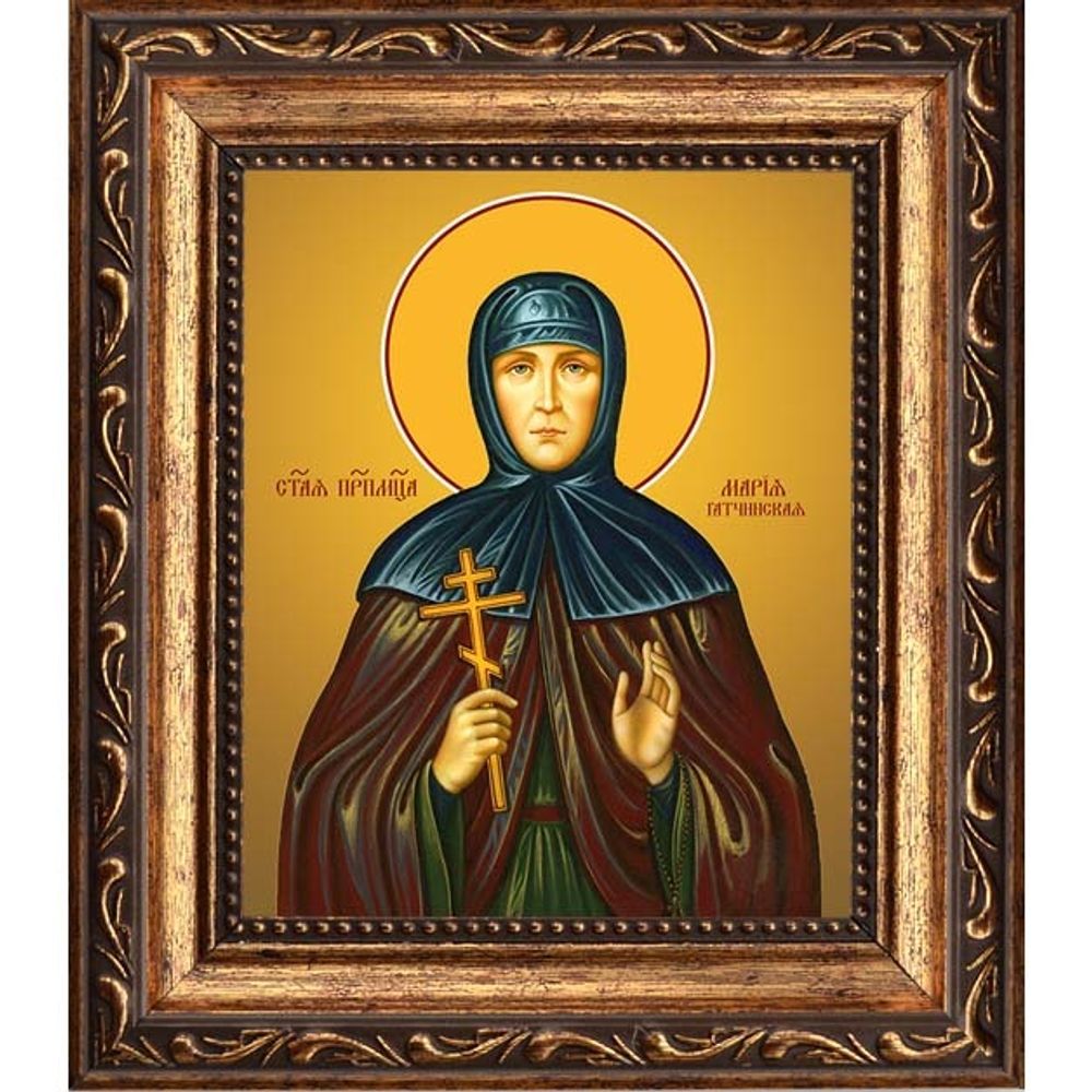 Мария (Лелянова), Гатчинская, монахиня, преподобномученица. Икона на холсте.