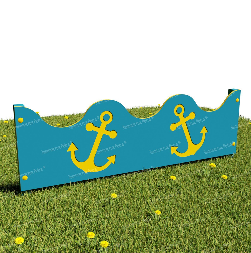 Забор уличный из экопластика 4