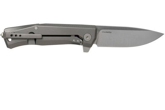 Складной нож Lion Steel "Myto" L/MT01 CVG c клинком из стали Böhler M390 Microclean®, рукоять титан / микарта