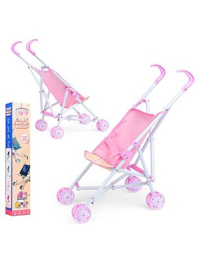 Коляска для кукол трость, прогулочная, цвет розовый (H1016)