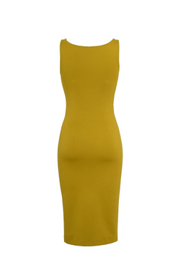 Платье-майка оливковое 26-16SS