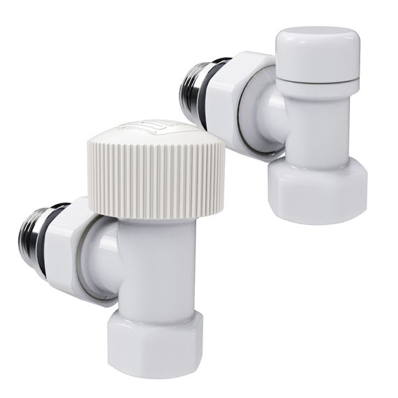Набор термостатический угловой Royal Thermo Design 1/2quot;М30х1,5 (Белый) купить в Москве и Московской области по низкой цене с доставкой по России — (1) Набор термостатический угловой Royal Thermo Design 1/2quot;М30х1,5 (Белый) — (1)