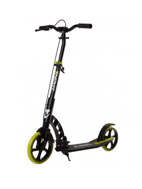 Самокат для детей NOVATRACK DEFT PRO, 230/200 мм, ручной тормоз, лимонный