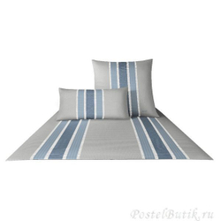 Наволочка 70x70 JOOP! Fashion Stripes голубая