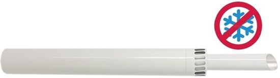 Коаксиальная труба Baxi с наконечником антилёд DN 60/100 мм, L 1000 мм, выступ 250 мм.