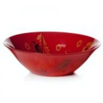 Салатник стеклянный 16,2см «Хохлома» 10533SLBD33