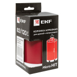 Коронка алмазная (верхнее пылеудаление) DCH-82/120MHS (120мм) Micro Hit Laser M16 EKF Professional (10.00 шт.)