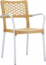 Кресло пластиковое Siesta Contract Bella, тик