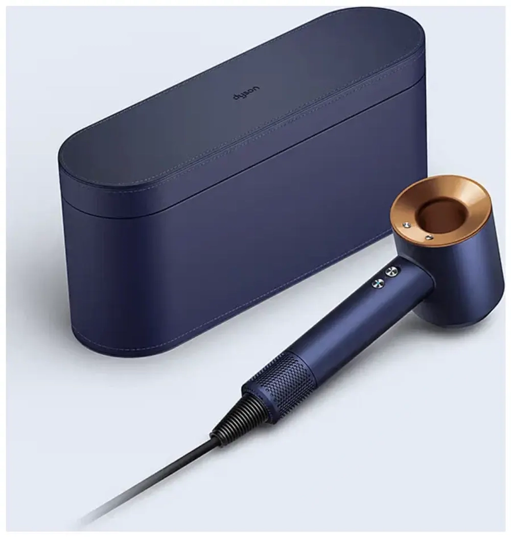 Фен Dyson Supersonic HD07 Blue/Cooper (c кейсом)Prussian Blue