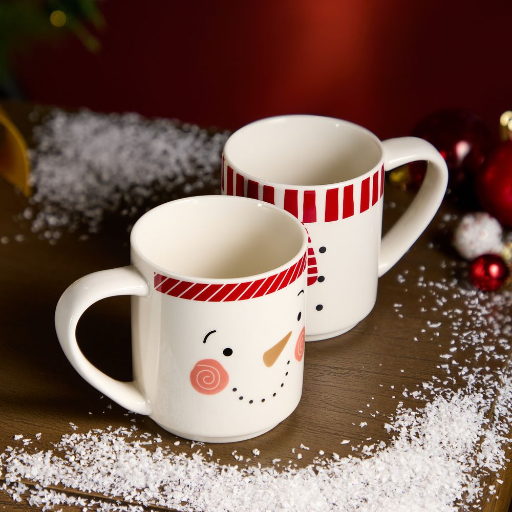 НАБОР КРУЖЕК LEFARD "SNOWMAN" 2 ШТ. 285МЛ