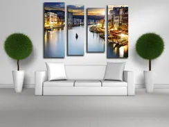 Модульная картина "Вечерняя Венеция"