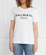 Футболка PRINTED Balmain - белый(BF1EF005 BB02)