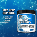 EVLution Nutrition, BCAA Energy, Blue Raz, 225 г (7,94 унции)