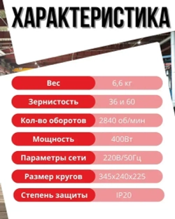 Станок точильный электрический дисково-ленточный BSM-150N