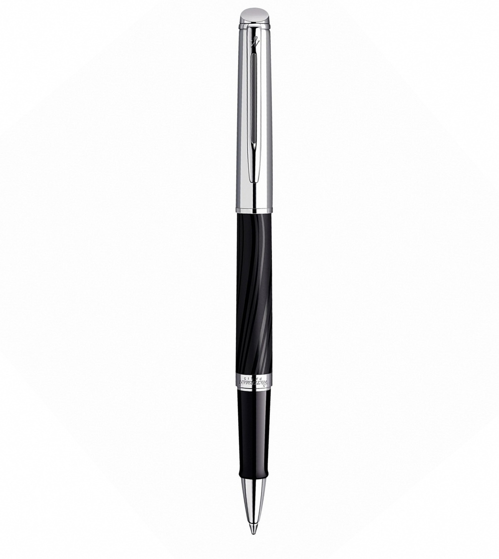 Ручка-роллер Waterman Hemisphere Deluxe, цвет: Silky CT, стержень: Fblack