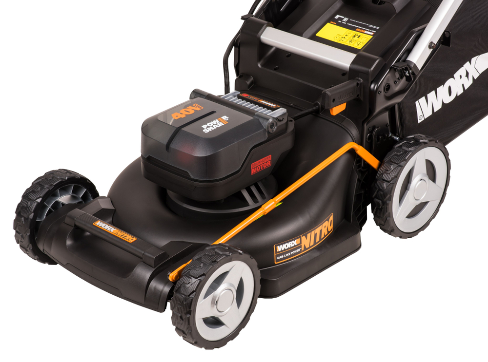 Газонокосилка аккумуляторная самоходная WORX WG749E 46 см