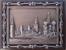 Плакетка "Васильевский спуск" в подарочной коробке