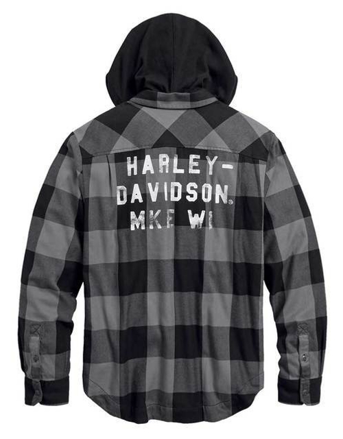 Мужская рубашка с капюшоном Harley-Davidson