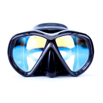 Маска САРГАН ВУОКСА (черный силикон, просветленные линзы)