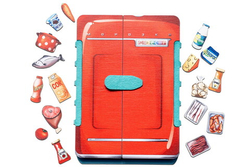 РАСПЕЧАТАЛИ СНЯТЬ ОБЗОР Развивающая игра для малышей "Холодильник", сюжетно-ролевая игра