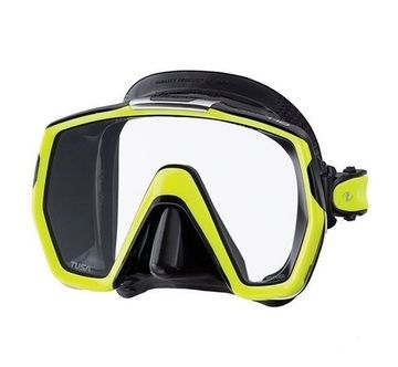 Маска TUSA Freedom HD черный/желтый